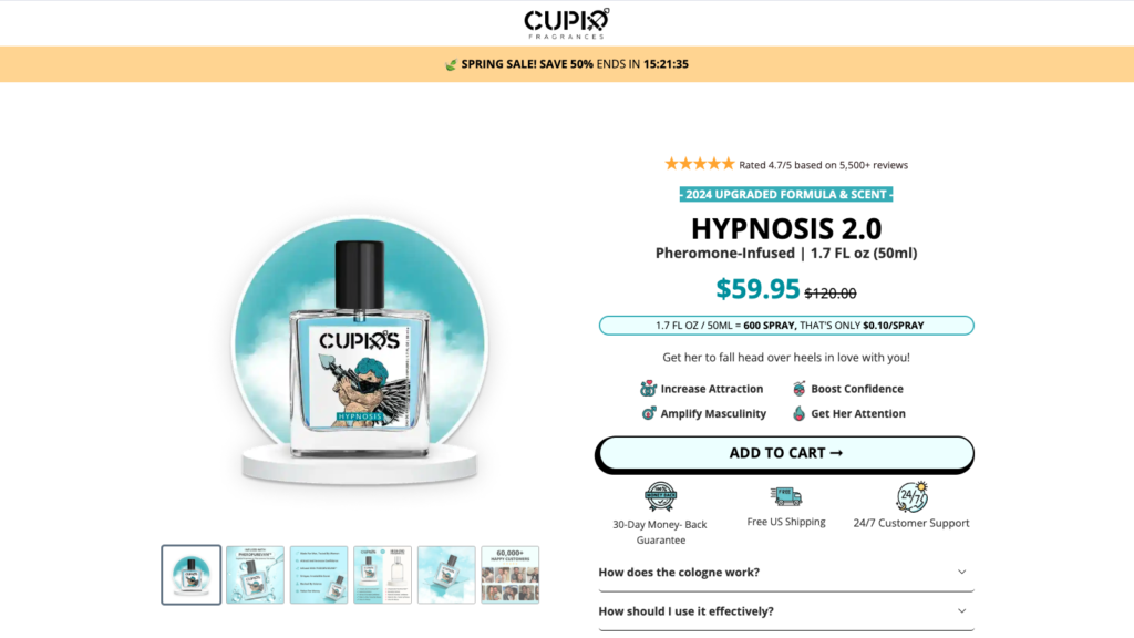 Cupid Fragrances Funnel | Funnelish